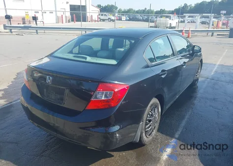2012 Honda Civic Lx from USA, damaged, VIN 2HGFB2F56CH581895